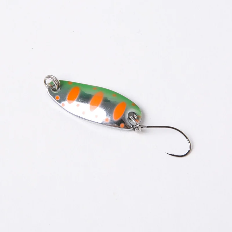 Jerry Taurus Spinning Area Trout Metal Spoons Fishing Lures Brass Wide  Wobbler Spinner Bait Flower Pesca Freshwater Hard bait