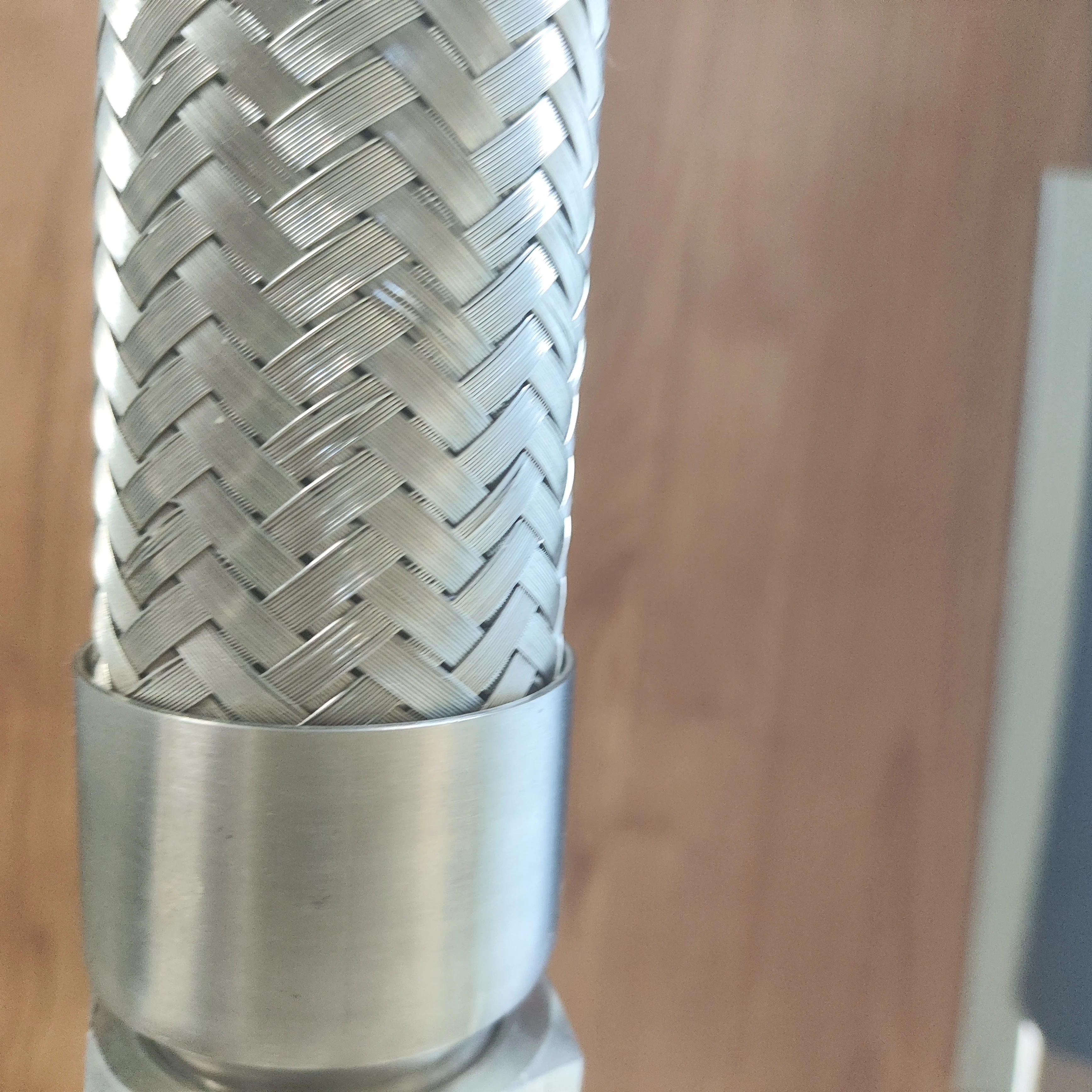 High Quality High Temperature Resistance Corrosion Braided Stainless Steel Threaded Flexible Metal Corrugated Hose