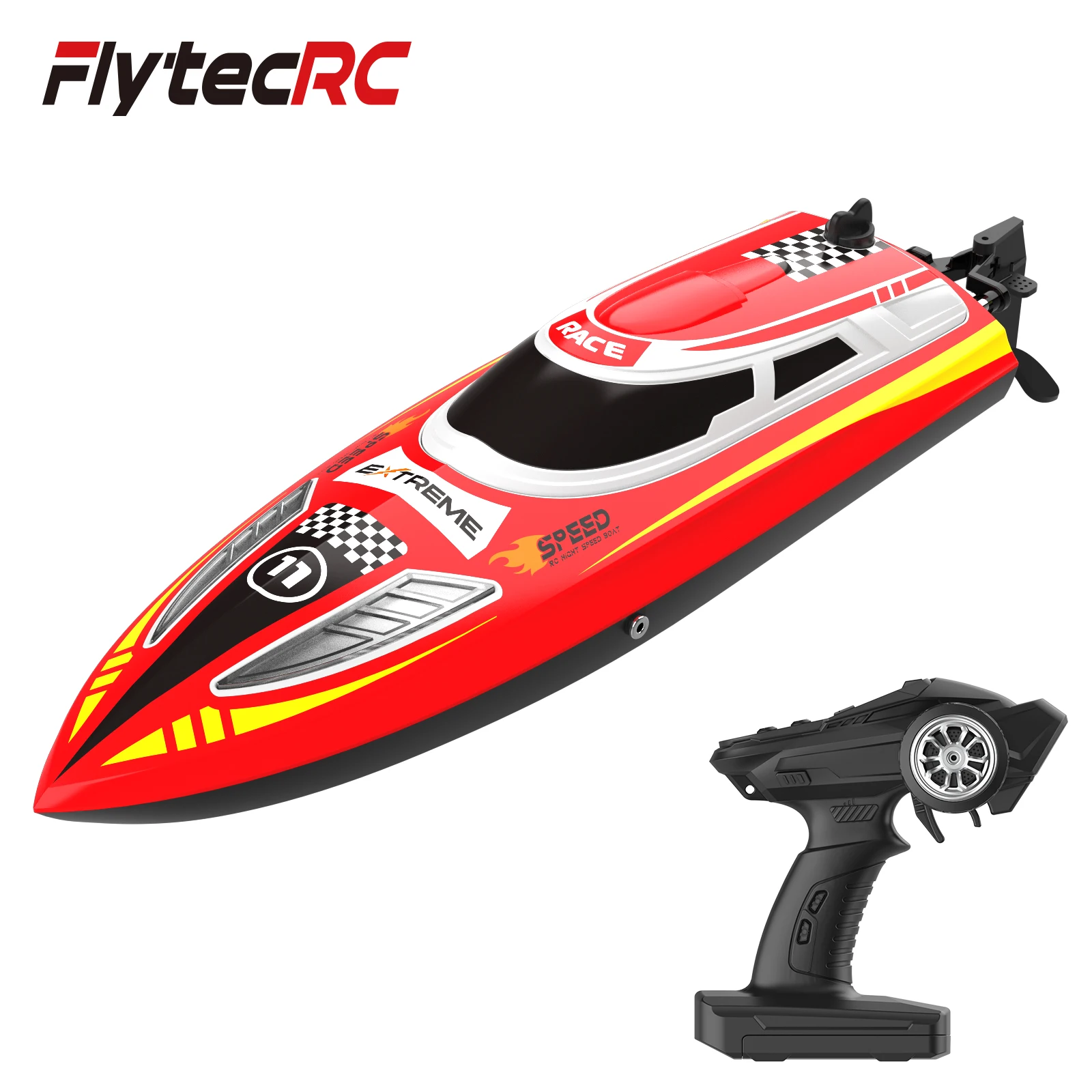 Flytec V003 RC Boat High Speed, LED Light Racing Toy