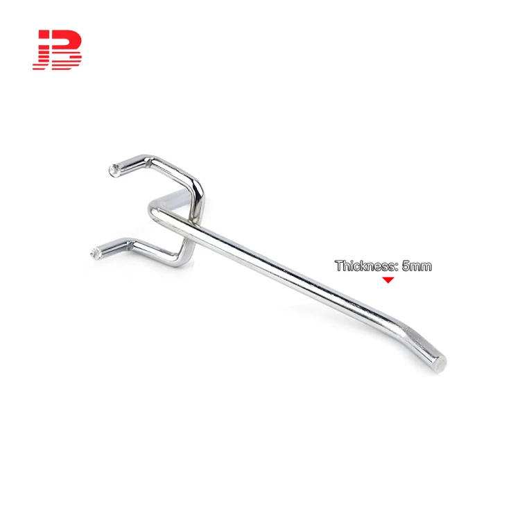 Hot Sale Metal Chrome Pegboard Display Hook supplier