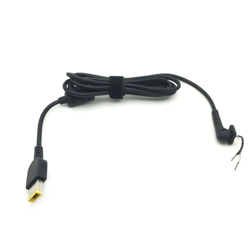 DC Tip Plug Connector Cord Laptop Power Cable USB for Lenovo IdeaPad Yoga Square Connector DC Cable