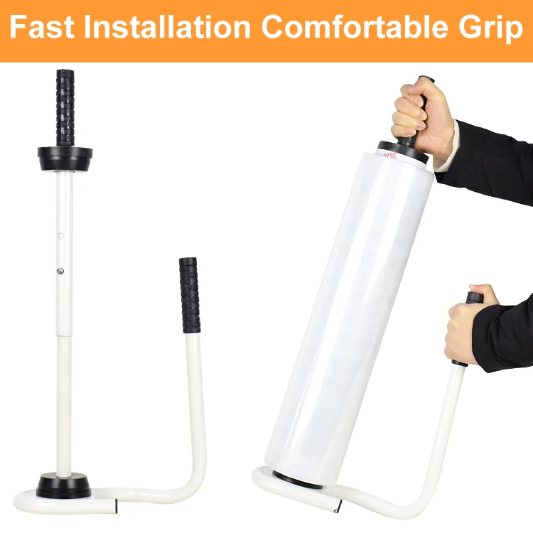 Small Stretch Film Wrapping Machine Plastic Film Roll Dispenser for Plastic Film