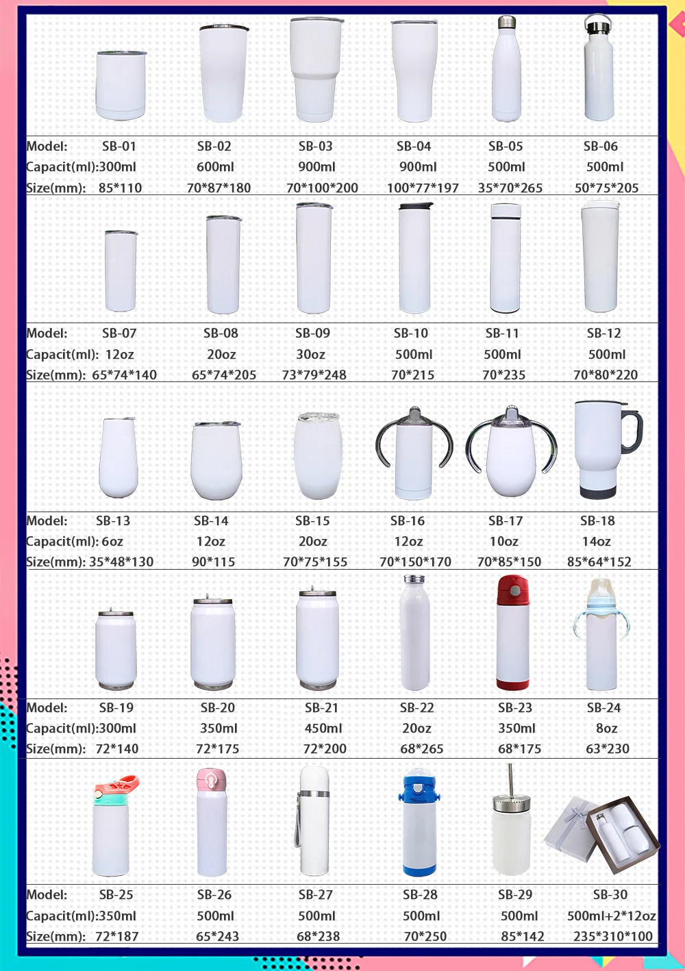 How to Measure a Sublimation Tumbler 