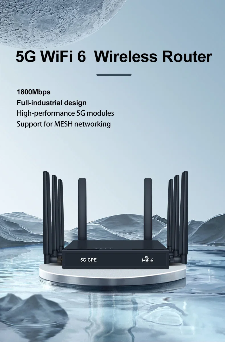 Universal 5G Sim Card Wifi Router 5G Wifi Home Openwrt Router With Sim Card Slot Gigabit Wan Lan Port