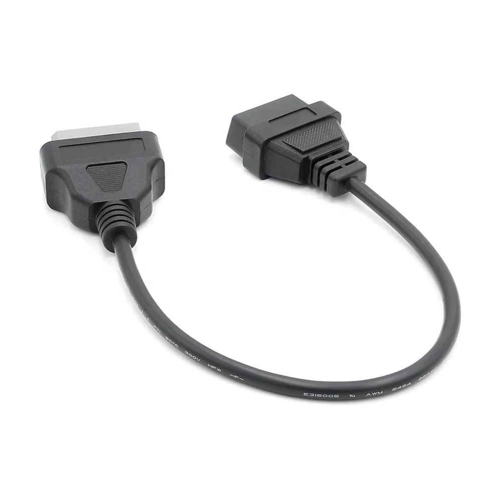 日産旧車用 OBD1 14ピン - OBD2 16ピン変換アダプター 診断機接続