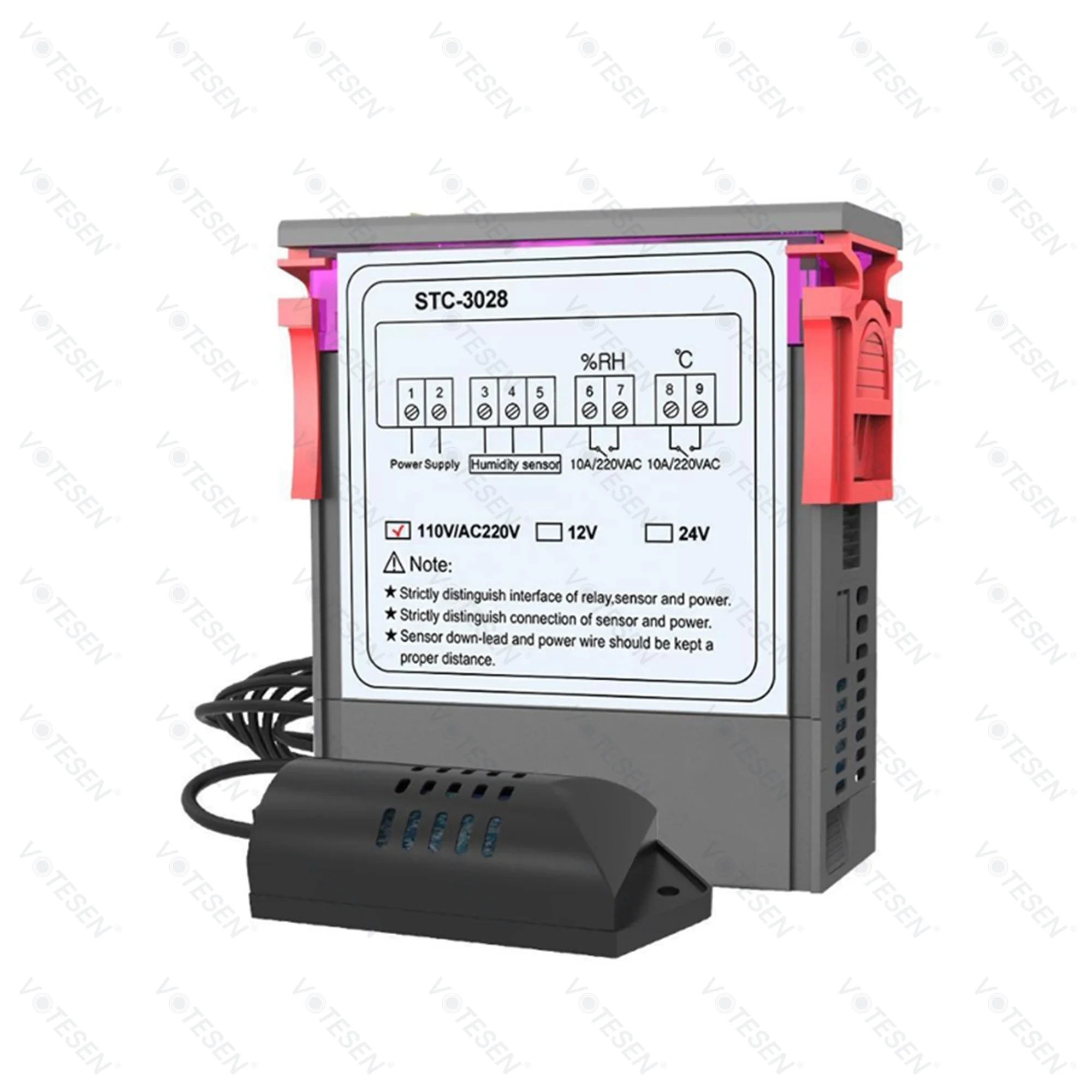 Contrôleur Numérique De Température Et D'humidité STC-3028 - 110V - Pour Serre, Cave, Incubateur - Neuf Sous Emballage