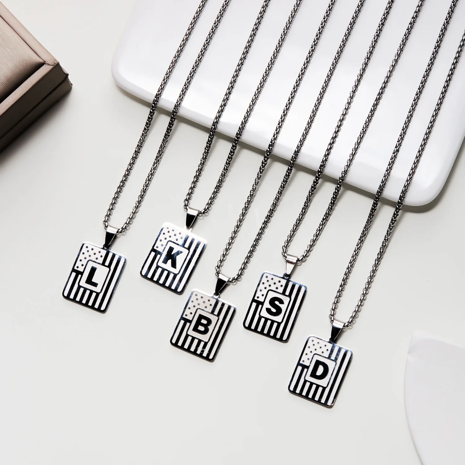 Initial Pendant Necklace