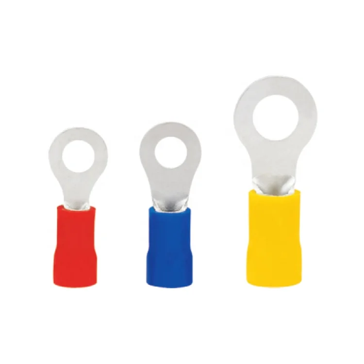 SES1.25 Copper Lug Plating Tin Insulated Spade Fork Cable Lugs Terminal Connector Crimp Crimping Tool Terminals