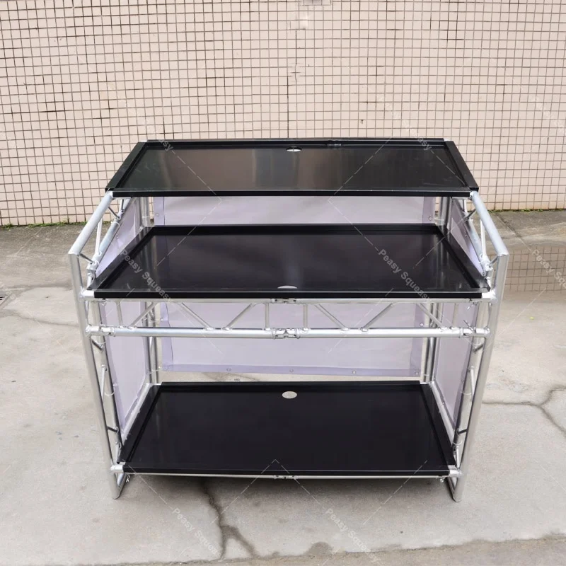 1/3 Aluminum Folding DJ Booth Custom-made Truss Table DJ Table for