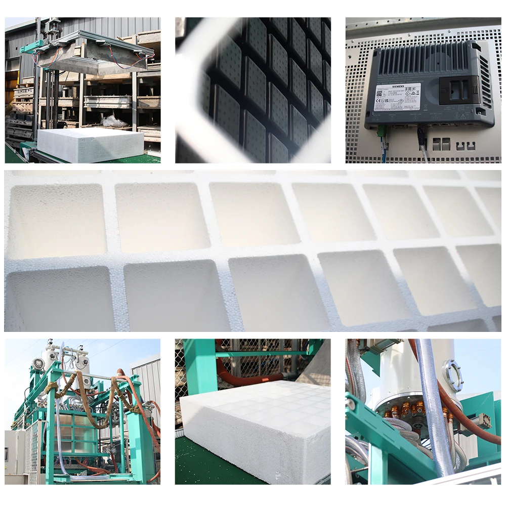 Expanded Polystyrene Shape Moulding Machine Manufacturer EPS Machinery with Vacuum