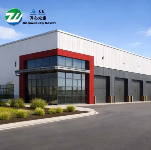 Předem vyrobená ocelová dílna – lehká, odolná a rychlá dodávka pro průmyslové skladové prostory