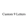 custom 9 letters