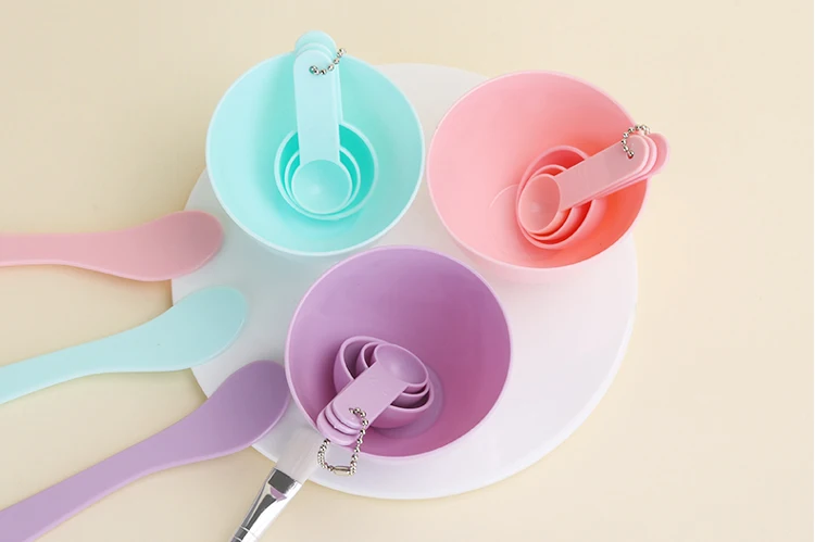 Lameila wholesale 6pcs Beauty Cosmetic Facial DIY Mask Mixing Bowl Set 9064.jpg