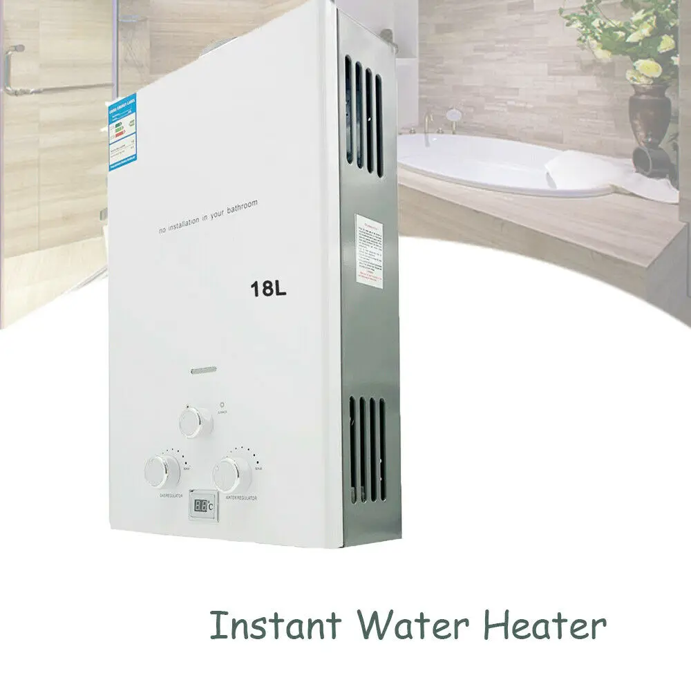 L Stainless Steel Lpg Portable Tankless Instant High Energy Efficient Household Smart Lpg Gas