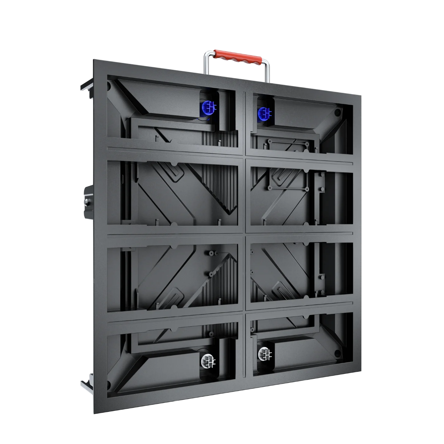 Aluminium Rental LED Display Empty Cabinet P4 P2 Frame Outdoor Module 256*128 512*512 LED Wall Panel Display supplier