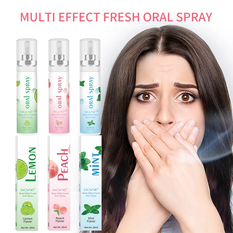 MELAO Portable Oral Freshener Disposable English Package Spray Oral Spray to Freshen Your Breath Mouth Spray for Bad Breath Spra