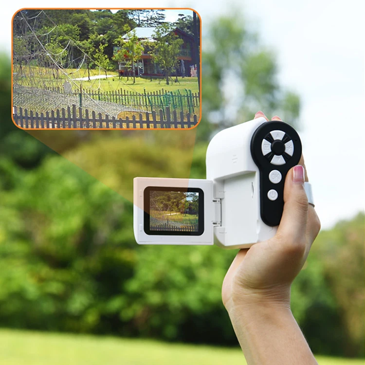 Student Handheld 4K Microscope Camera Children Portable Telescope Camrecorder Video Recorder Photograph Digital Camera for Kids