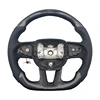 Carbon Fibre+Leather+Black stitching+Led