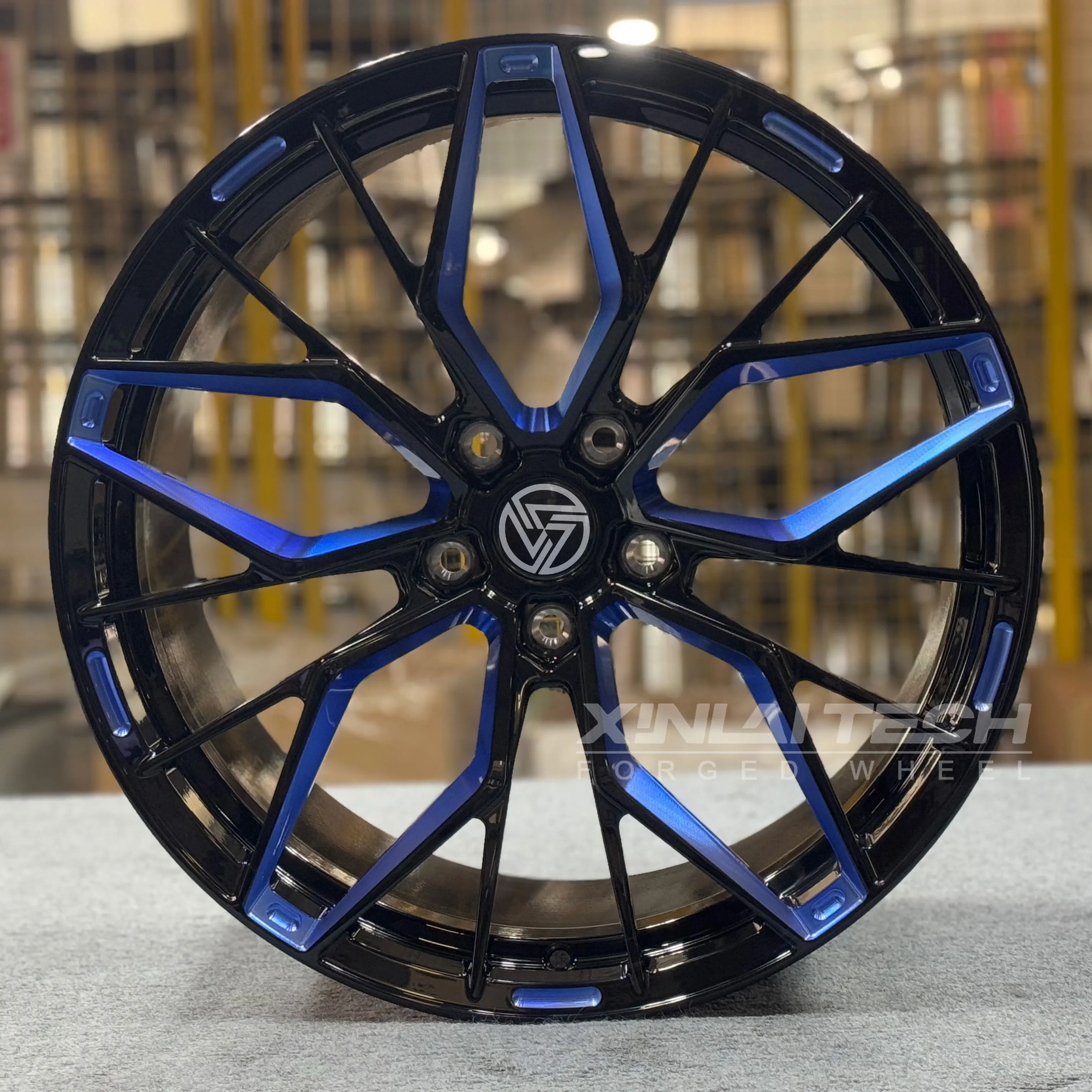 XL 1-Piece Deep Dish Concave Forged Car Alloy Wheel 5x114.3 5x120 5x112 Custom Forging Racing Car Wheel 18 19 20 21 22 Inch Rim - Image 1