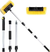 Telescopic Pole Car Washing Duster Adjustable Handle Car Cleaning Brushes Car Cleaning Kit