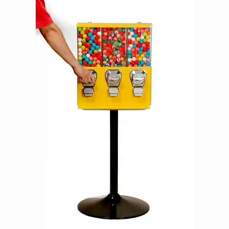 candy　モリオン　③ Large Capacity Triple Head Toy Capsule Vending Machine