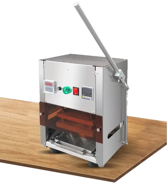 Aluminum Plastic Small Manual Tabletop Model Blister Packing Machine Easy Operate For Chewing Gum Candy Sauce Jam