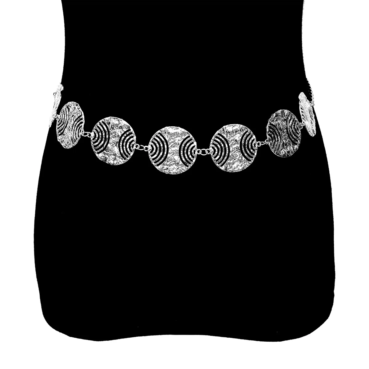 Western style retro punk body chain waist chain belt