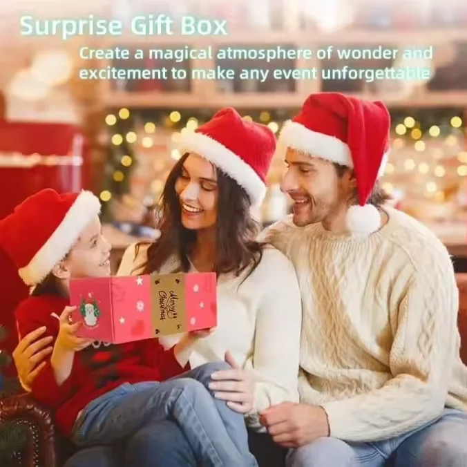 Christmas Lucky Electronic Surprise Unboxing Excitement Mystery Blind Box Drones Speaker aperçu 6