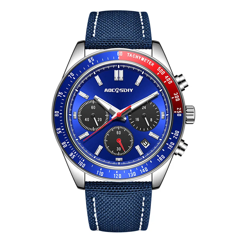 AOCASDIY 6012 Fashion Multifunctional Waterproof Quartz Watch