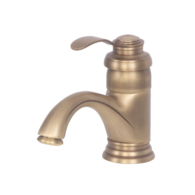 Luxury Single Lever Brass Basin Tap - Bronze 