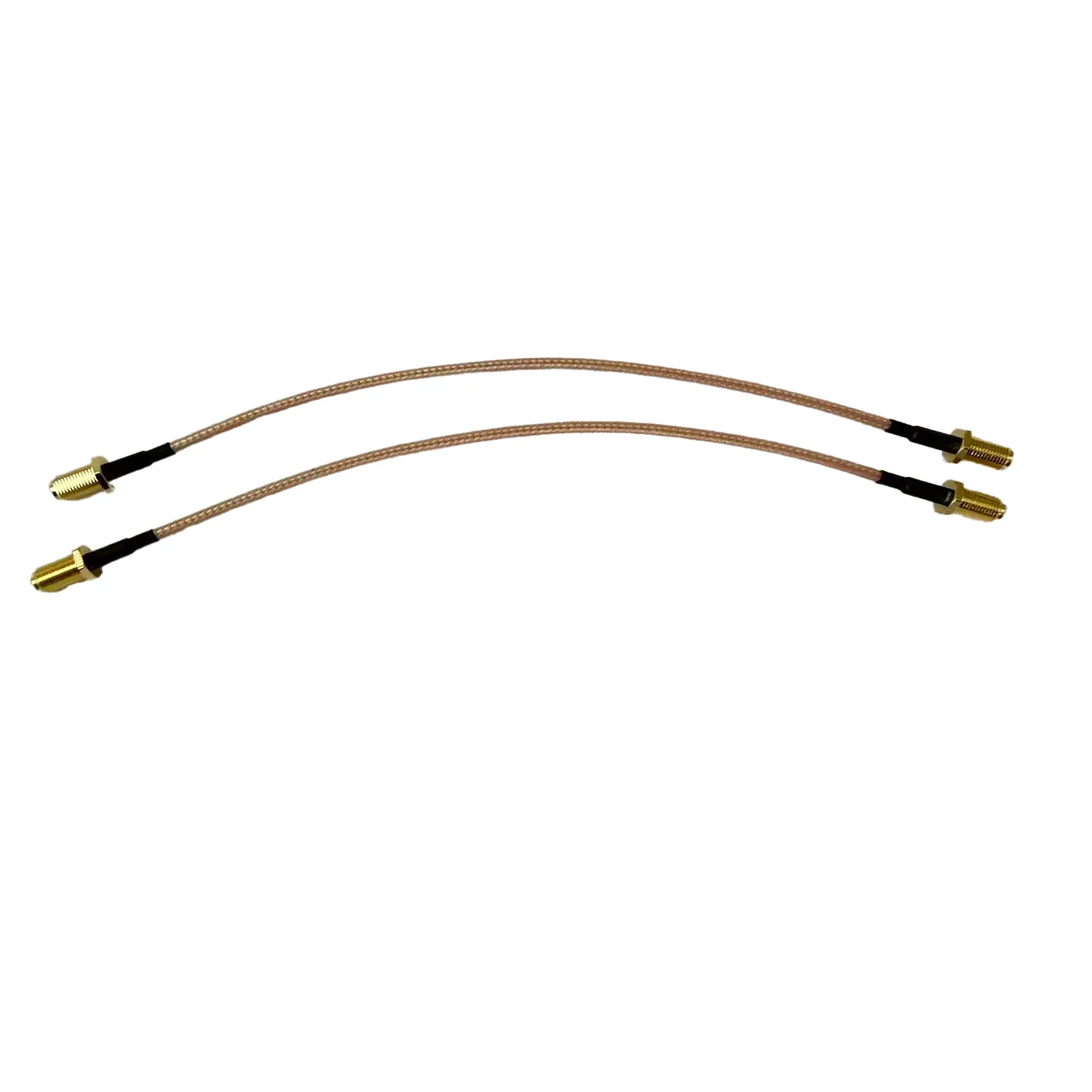 Factory Direct Sale SMA-K-RG316-SMA-K Copper RG316 Cable Assembly SMA Female to SMA Female Connector