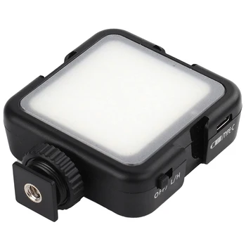 Rechargeable 42 LED Video Light 6000K 5.5W Camera Photography Fill Light Lamp Photo Studio Accessories for Wedding Vlog Video detail image