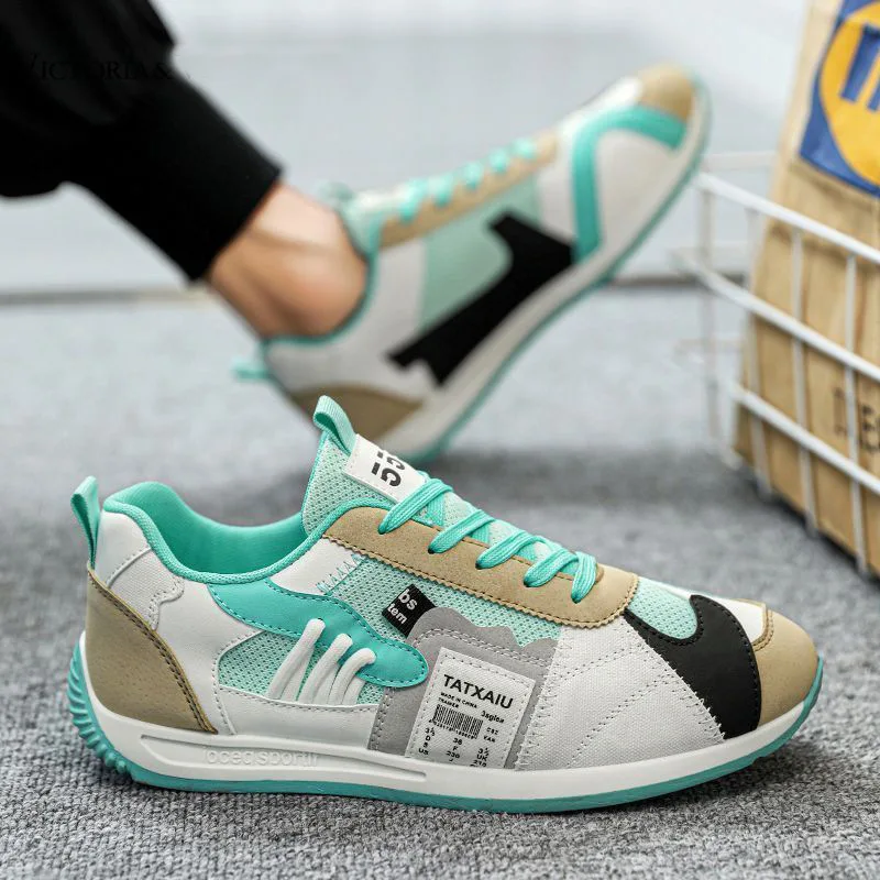 Summer permeable mesh surface soft soled daddy shoes men's fashion with students leisure sports