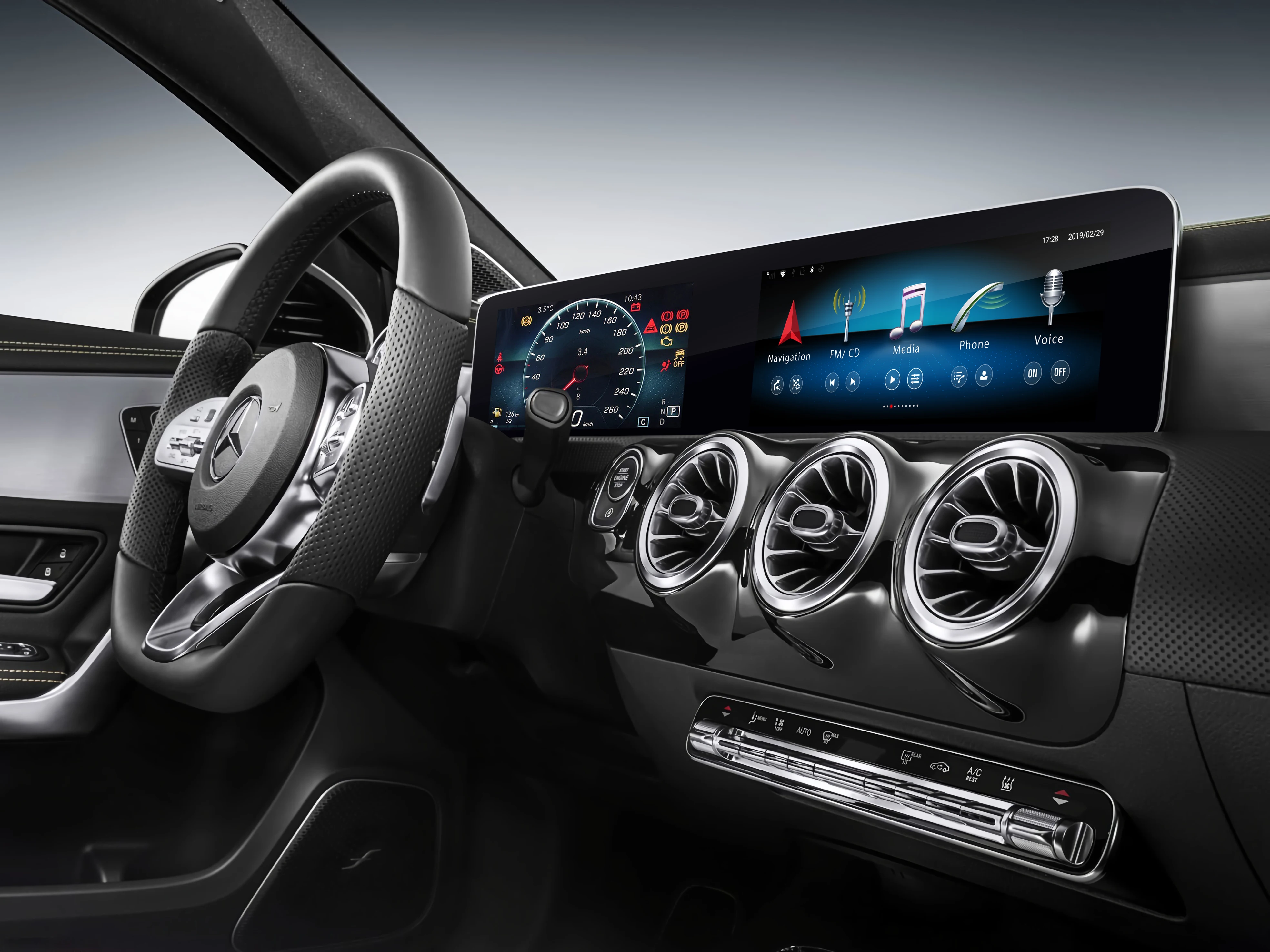 Android System Car Audio System for for BENZ a CLASS 2019 Car Radio Multimedia Video Player Navigation GPS