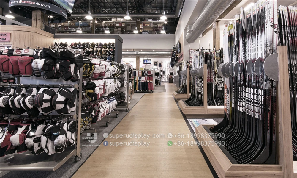 Retail Ice Hockey Store Display Furniture Hockey Jersey Shop