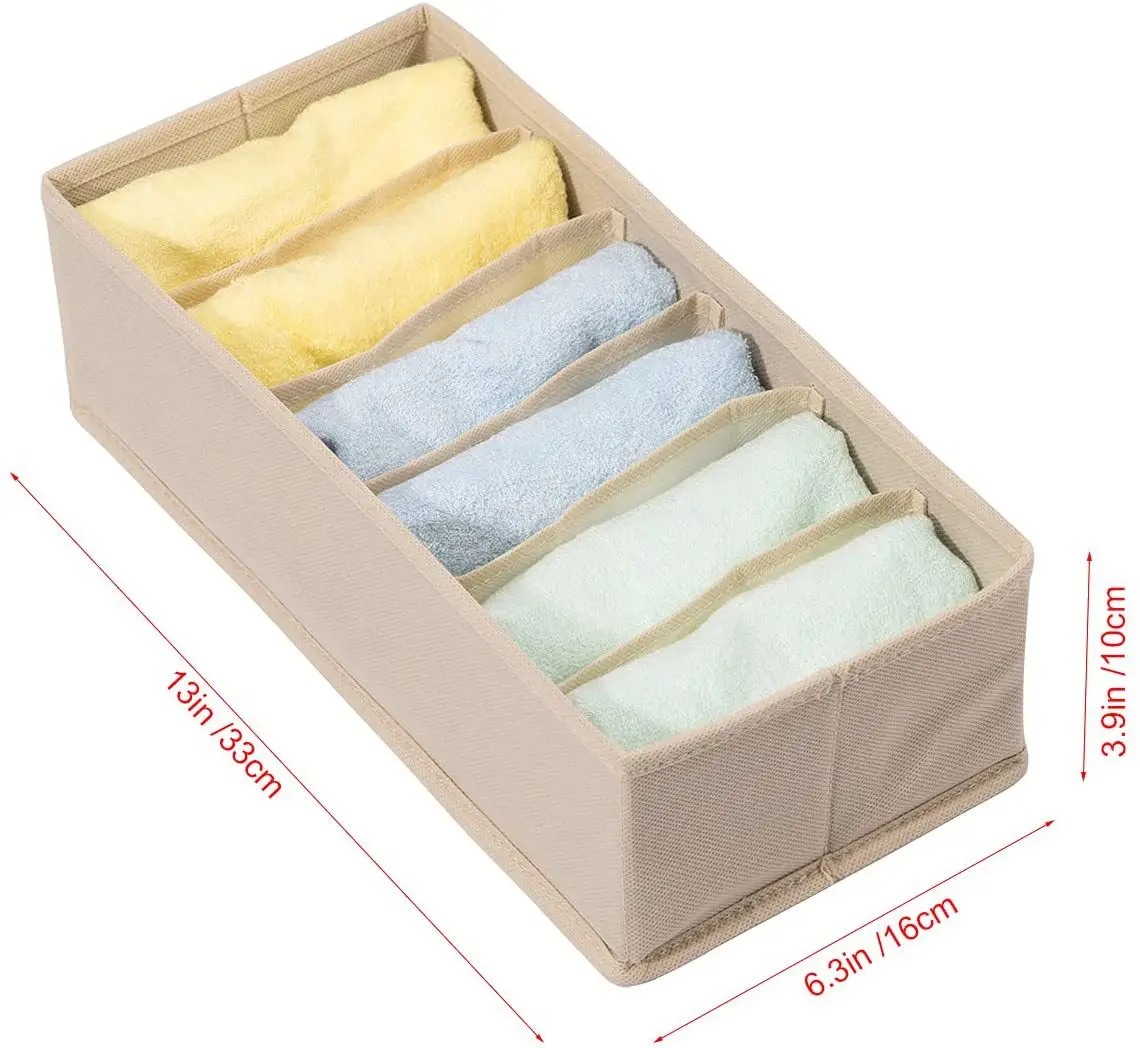 New drawer type divided underwear storage four-piece set of multi-cell saving organizer factory wholesale details