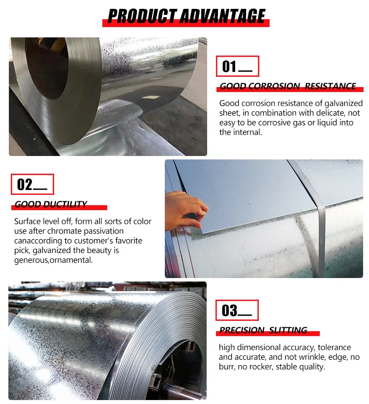 Hard Galvanized Steel Coil, 0.35mm, 0.40mm, G550 - detail 10