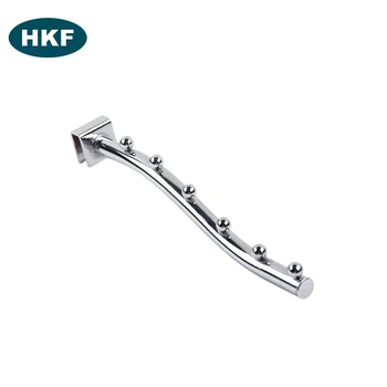 Factory Direct Sales Chrome Hooks Shop 19 Round Tube Display Hook