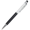 Varilla negra y diamante blanco.