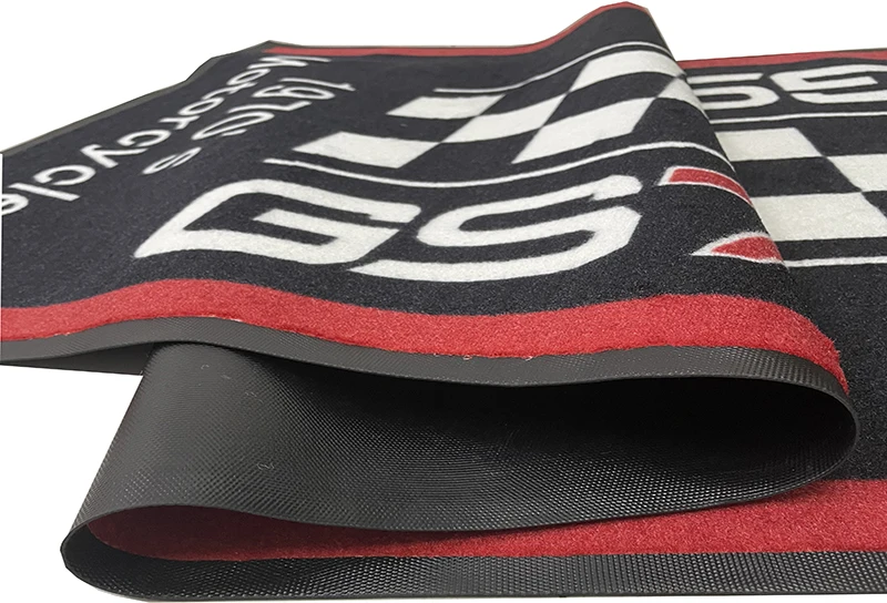 Напольный коврик для гаража и мотоцикла водонепроницаемый мастерской с резиновой подложкой тренировочный ковер