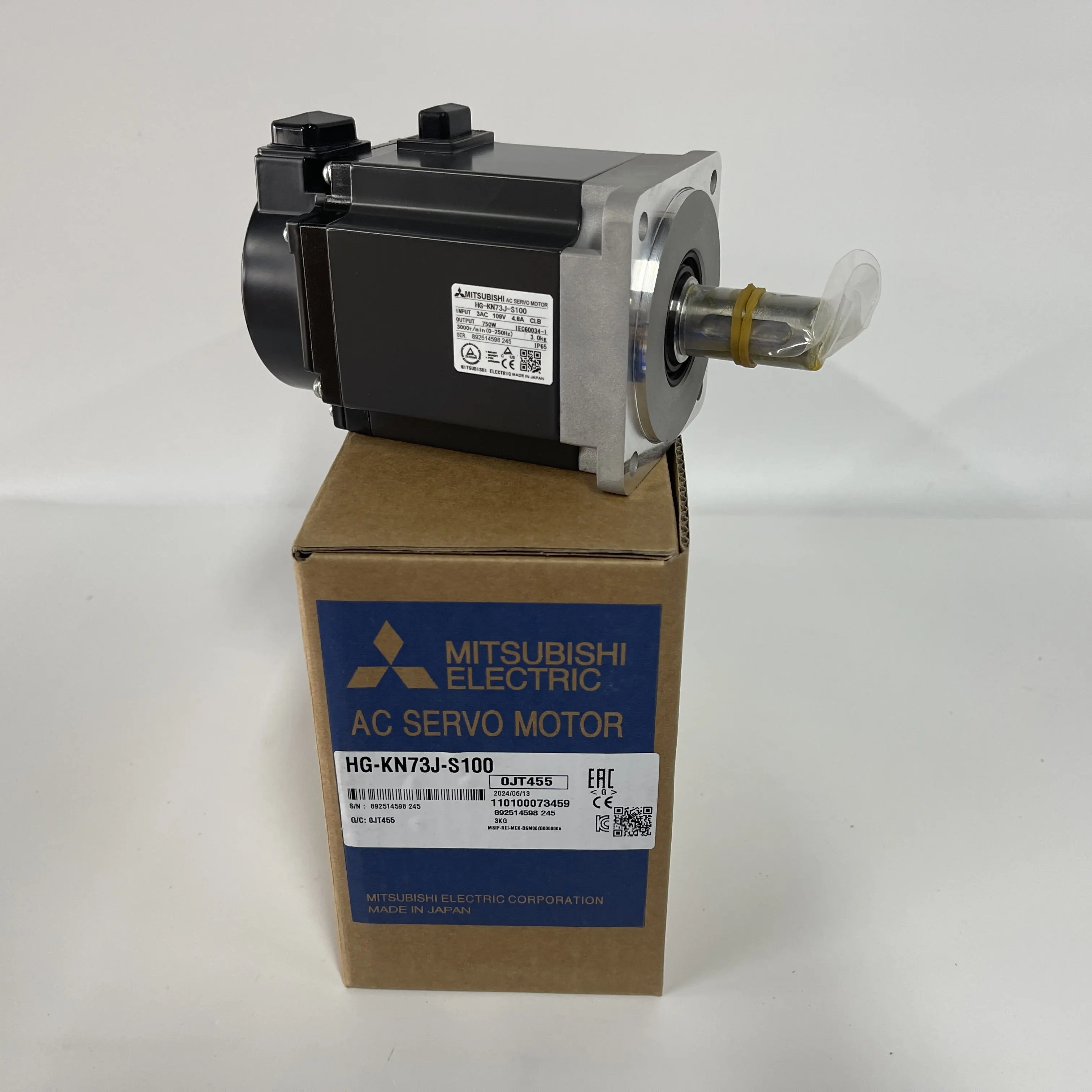 Mitsubishi AC Servo Motor HG-KN73J-S100