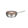 28cm three-layer titanium pot with lid