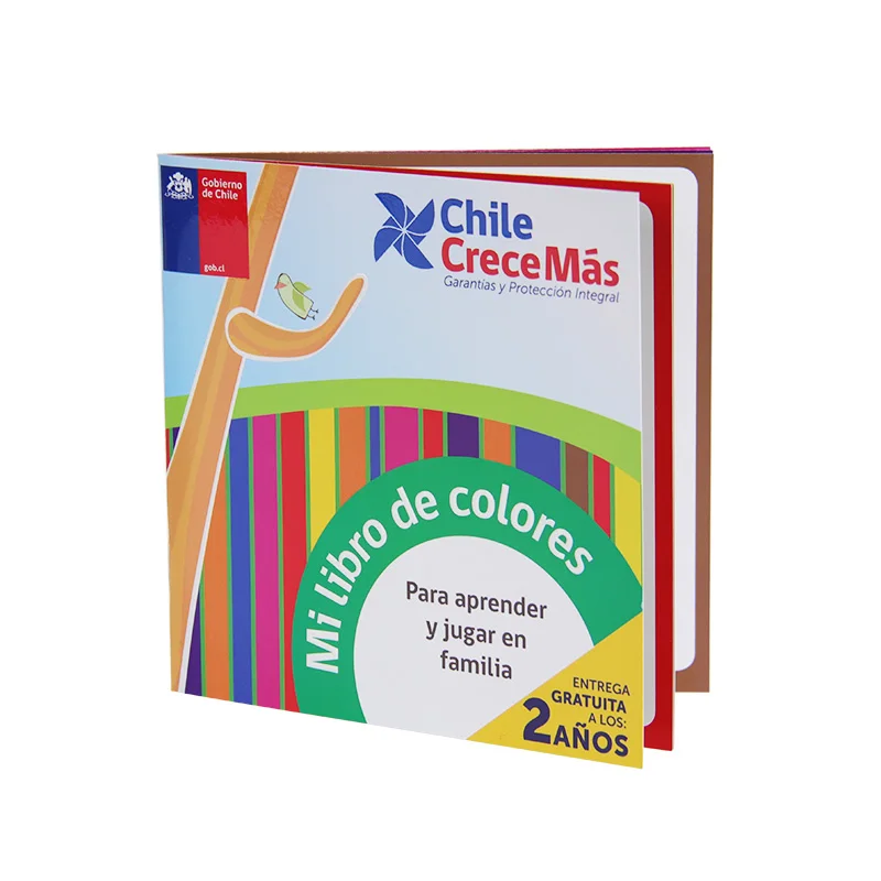 product custom childrens cognitive learning book early education fruit coloured glitter inner page made from durable paper-3