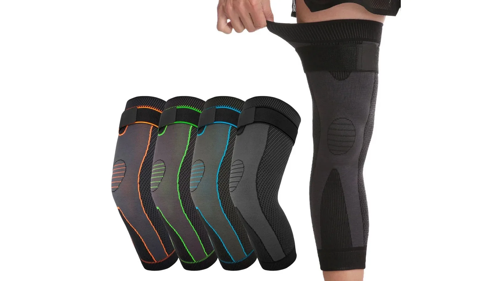 Full Leg Sleeves Long Compression Leg Sleeve Knee Sleeves Protect Leg For Men Women Buy Full