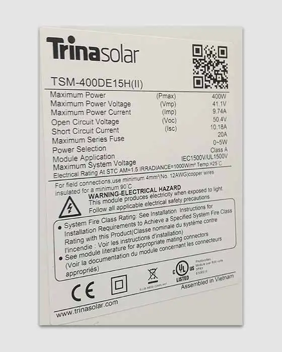 High Efficiency Trina Tsm-neg9r.28 N-type Solar Panel 415w 425w 435w ...