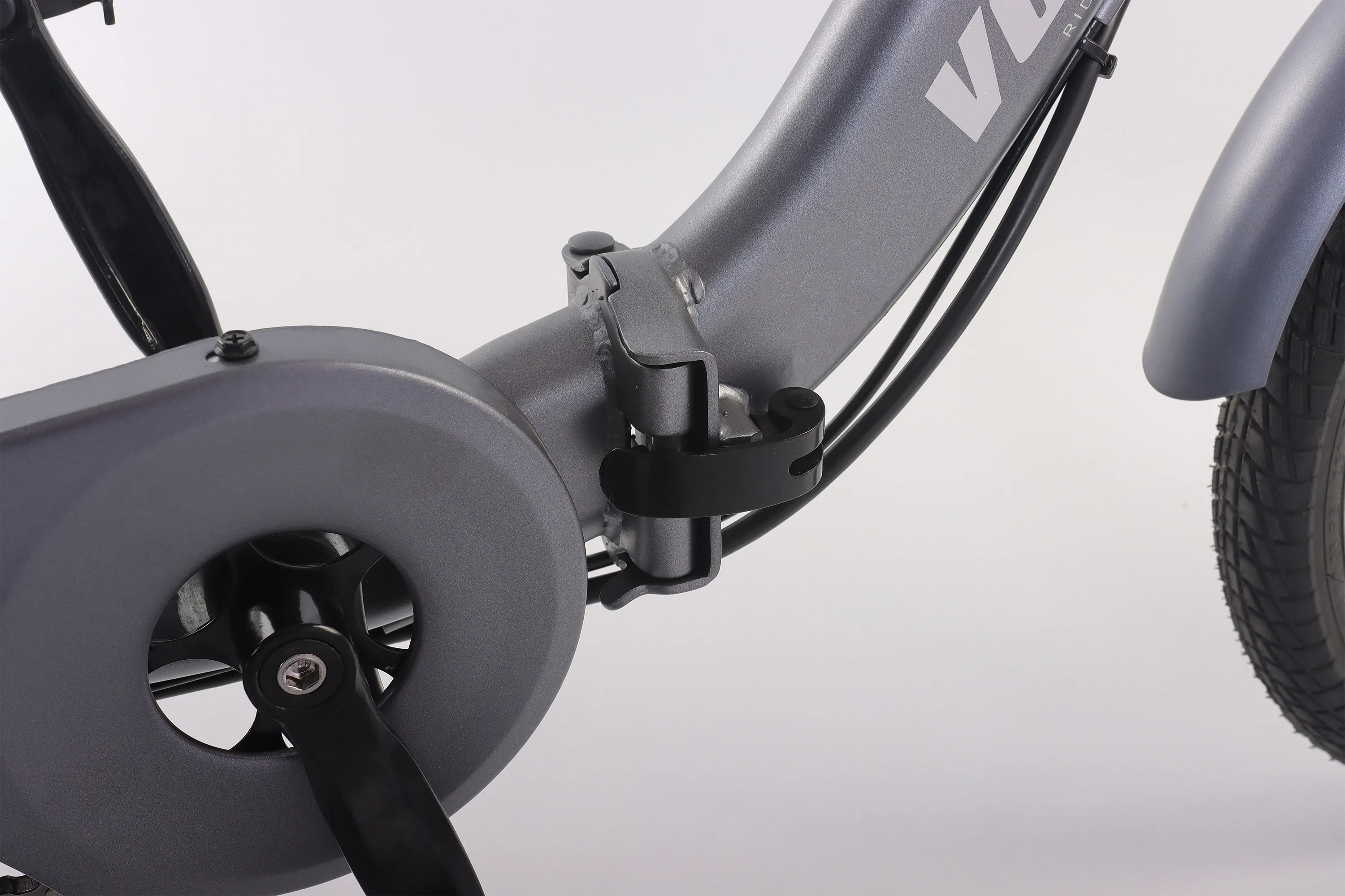 EU Warehouse 48V 350W 22Ah Lithium Battery 3-Wheel Tricycle Cargo Electric Bike with Disc Brake Foldable Brushless Motor