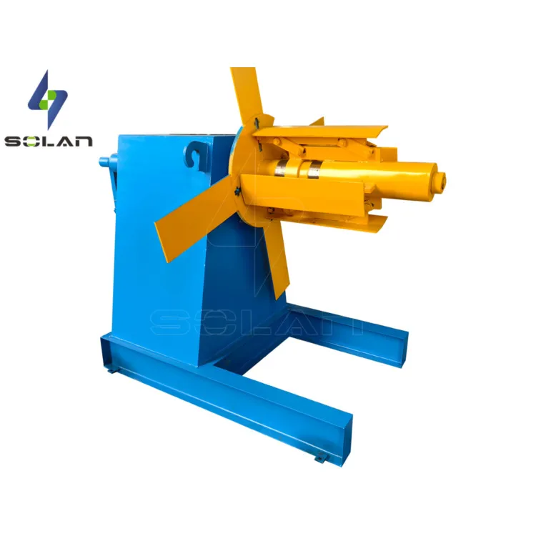 Factory Price Electrical Decoiler For Steel Coils Rolls Uncoiler With Power