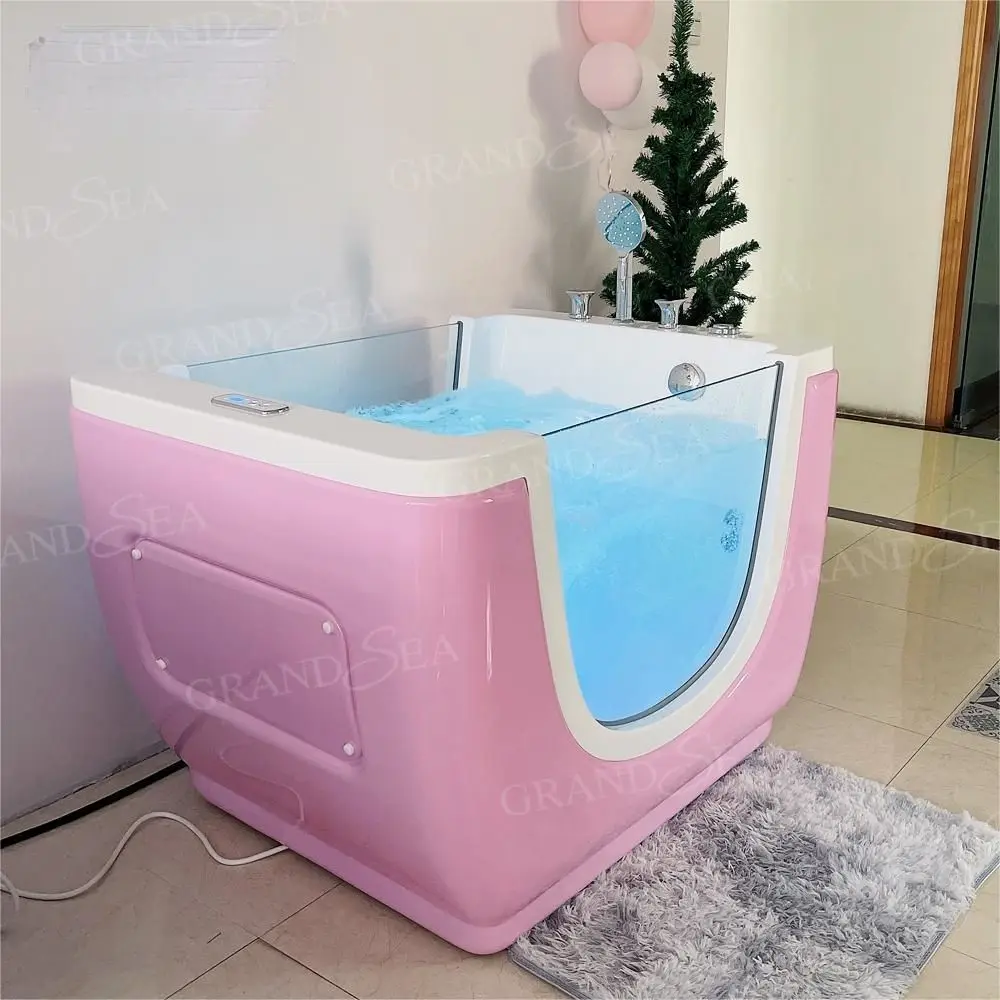 Factory Customized High Quality Children's Spa Massage Swimming Bathtub Ozone Bubble Baby Bath Tub Jet Spa Bathtub