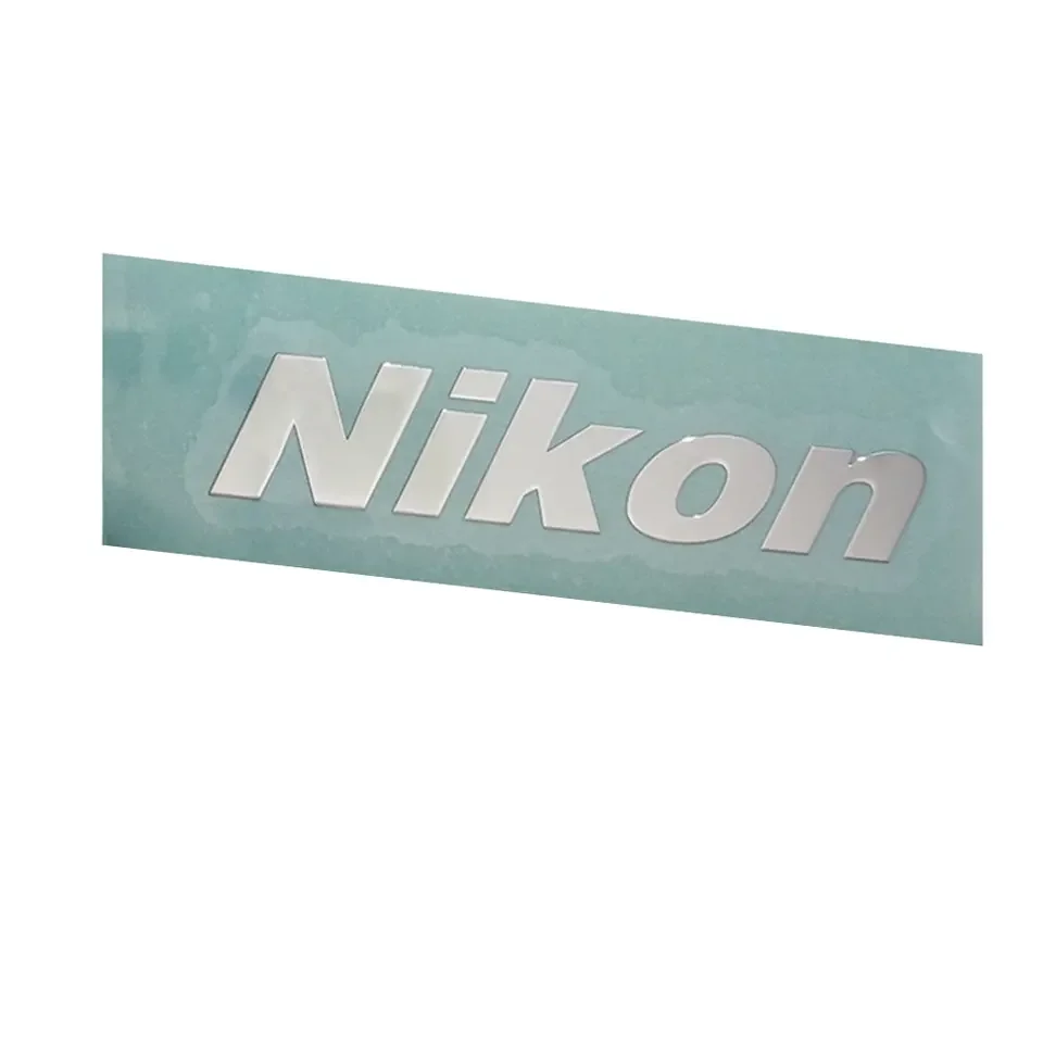 Custom 3d Metal Labels Nickel Stickers for Machine Glass Watch Dial