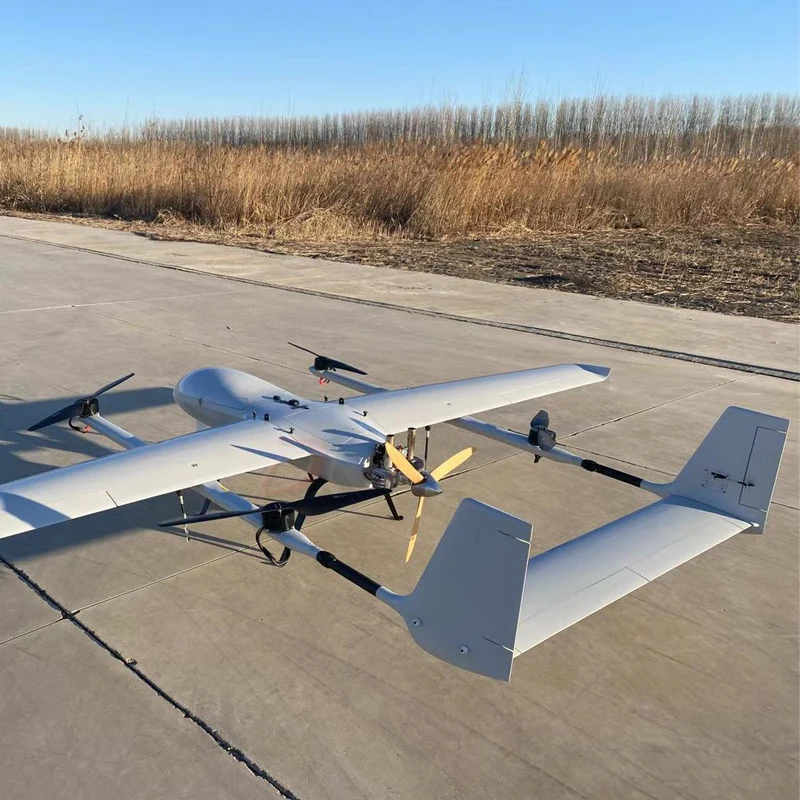 Gasoline VTOL Long Endurance Fuel Power Fixed Wing UAV KIT Frame ...